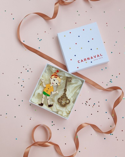 Подарочный набор Буратино и Золотой ключик