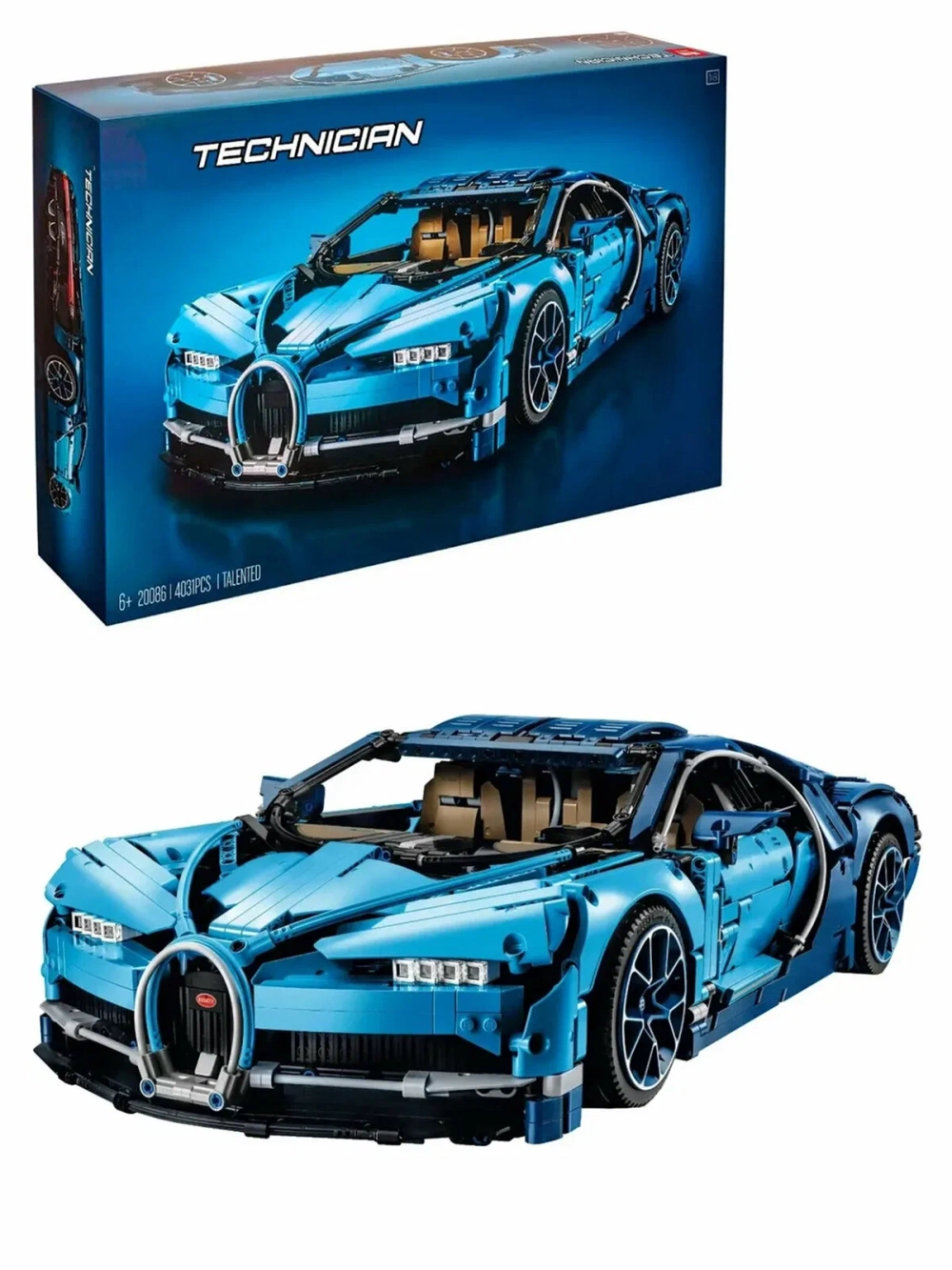 Конструктор Blue Bugatti 4024 дет.