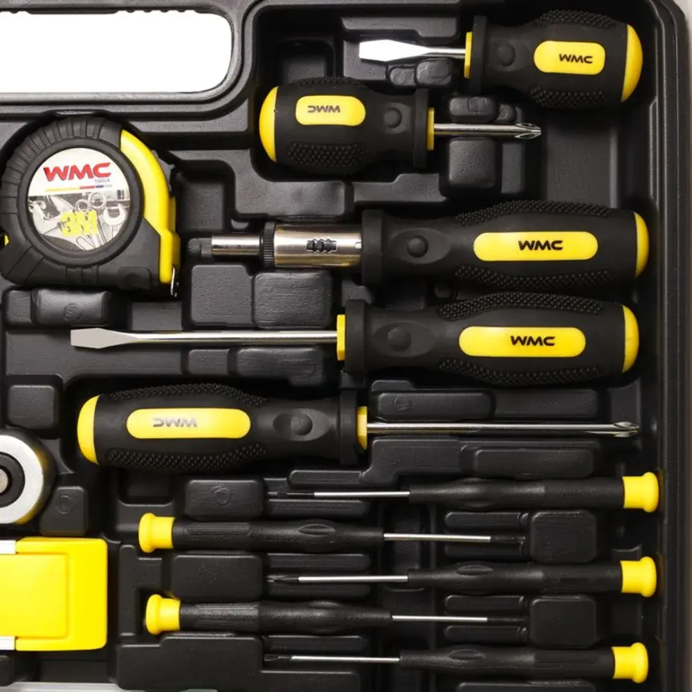 Набор инструментов 168пр. 1/4'', 3/8'(6гр)'(4-19мм) WMC TOOLS WMC-30168