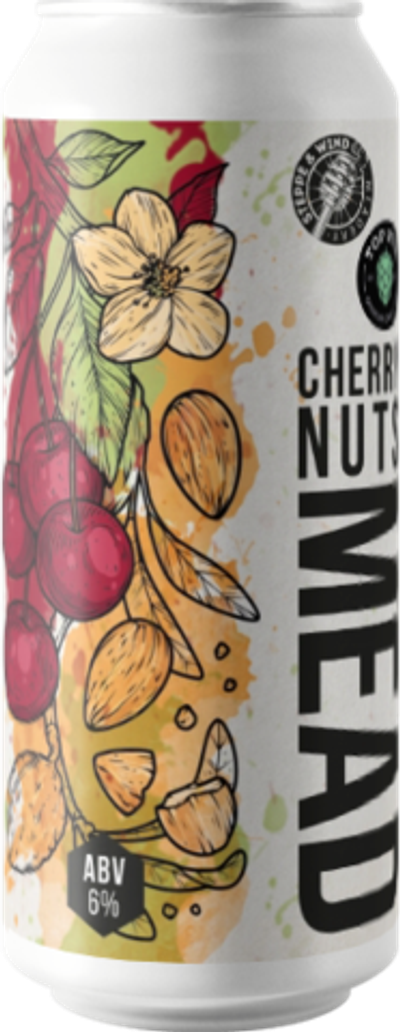 Медовуха Степь и Ветер Черри Натс Мид / Mead Steppe & Wind Cherry Nuts Mead 0.45 - банка