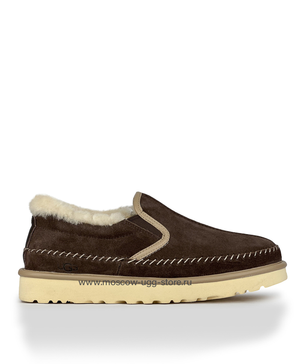 MENS STITCH SLIP - Chocolate