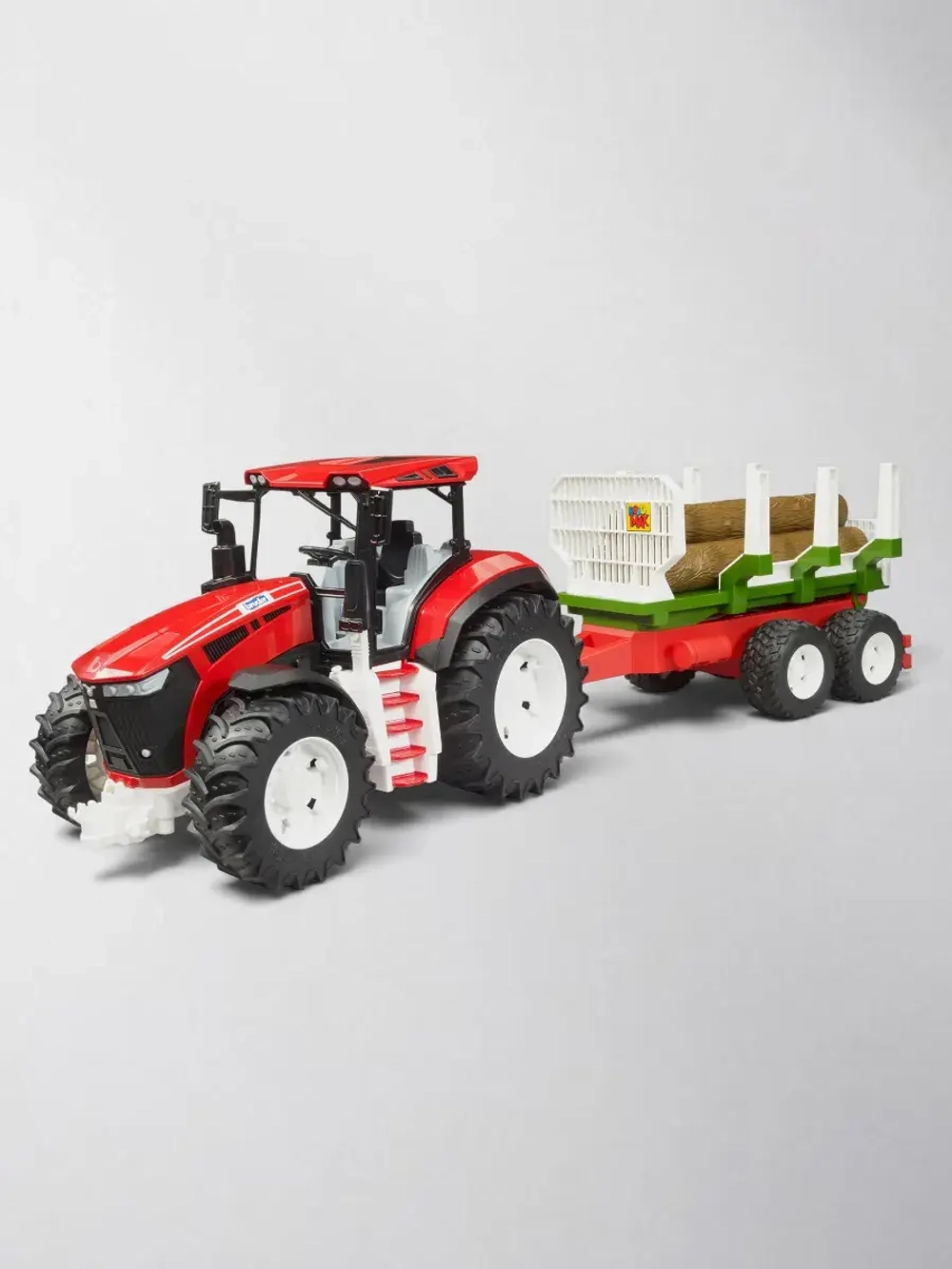 Трактор Брудер Roadmax с прицепом и 3 стволами 03453