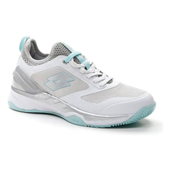 Женские теннисные кроссовки Lotto Mirage 200 Clay Court Shoe Women - White, Silver