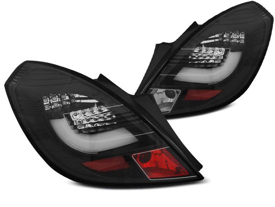 Задние фонари для Opel Corsa D 3D (06-14) LED Black