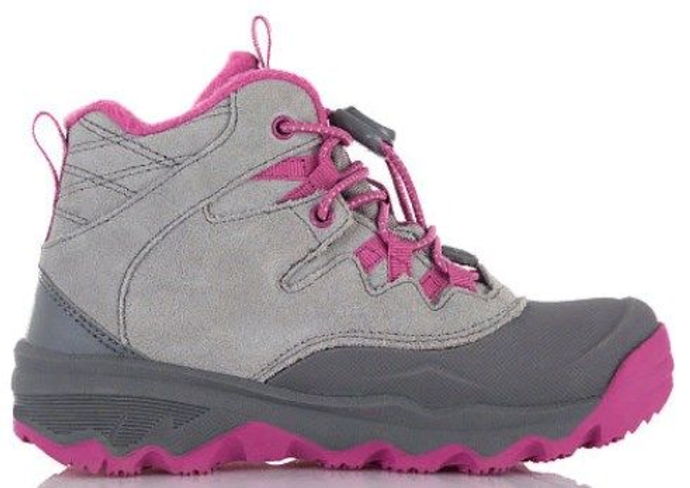 MK160349 Ботинки детские утепленные M-THERMOSHIVER Kids ' insulated boots серый/розовый Outventure