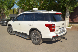 Фаркоп PT GROUP /съемный квадрат/ с нержавеющей накладкой GAC GS8 2019-(паспорт и сертификат в комплекте)(без электрики) арт.GAC-19-991124.00