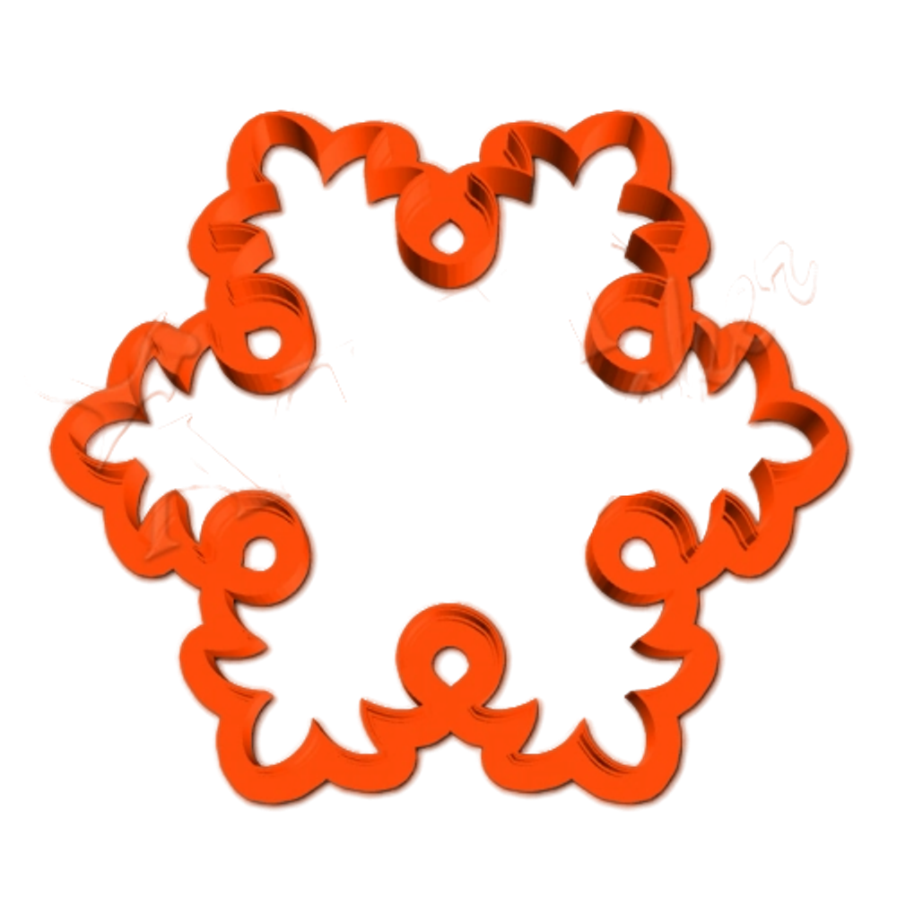 Форма "Снежинка" (9 cm (3,5 in) )