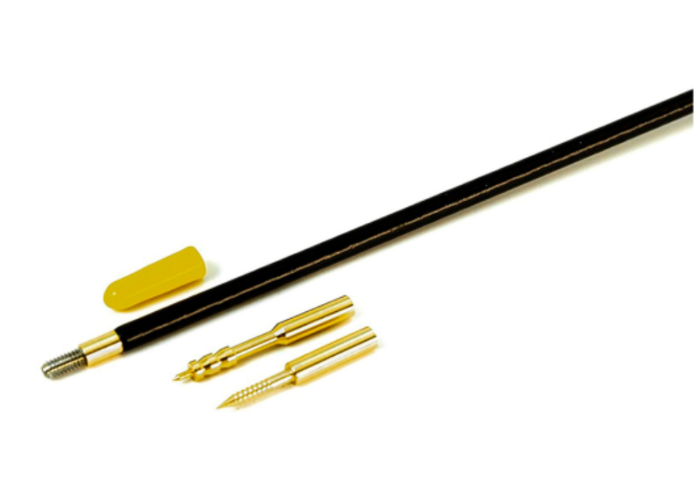 Шомпол ЧИСТОGUN с покрытием .17-.20 cal L=20 см + (вишер CH-17J, адаптер-иголка A2S-AL-4)