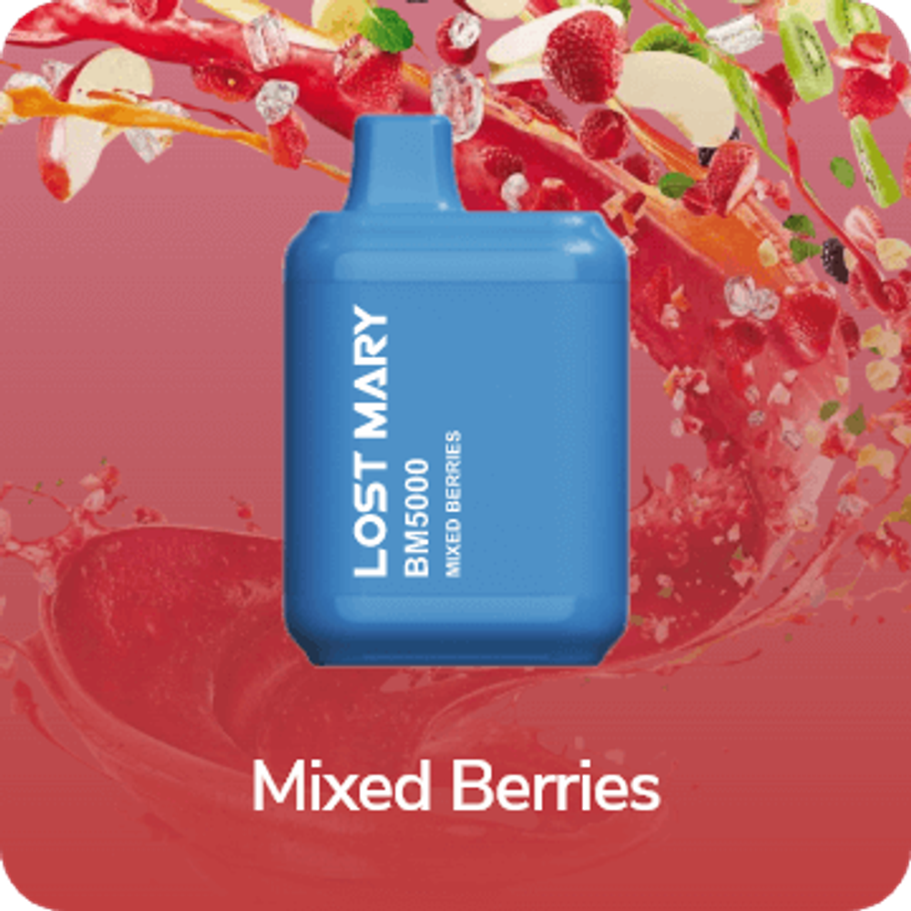 Lost mary BM 5000 Mixed berries Микс ягод купить в Москве с доставкой по России