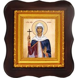 Хрисия Римская, мученица, дева. Икона на холсте.