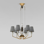 Умная люстра с декором из керамики 101012/6