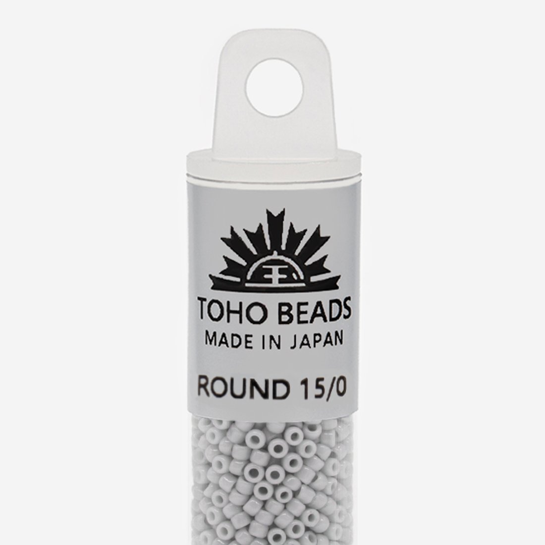 Японский бисер TOHO Round 15/0 (№53), непрозрачный глянцевый