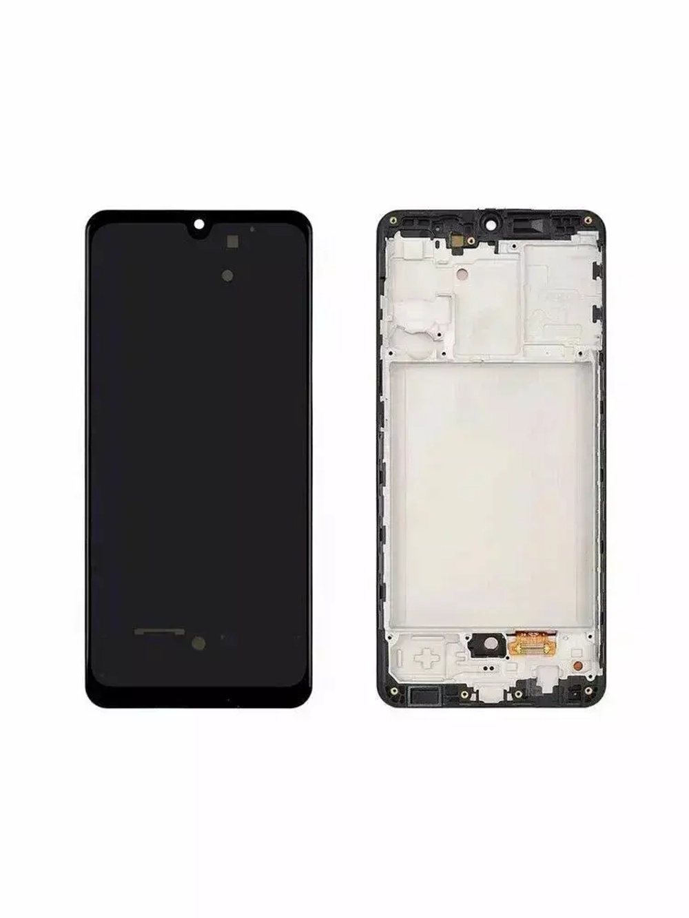 Дисплей для Samsung A315F (A31) модуль Черный - (OLED)