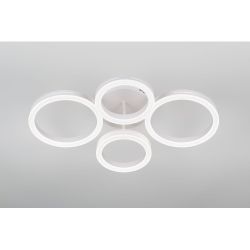 Светильник потолочный светодиодный Rivoli Juniper 6187-702 LED 75 Вт 3000-6000К белый с пультом | Rivoli