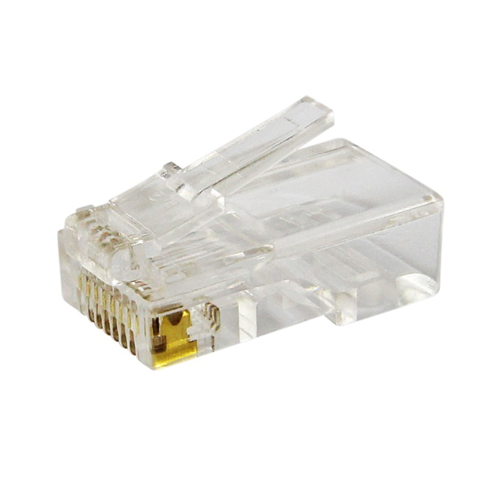 Коннектор компьютерный RJ-45 UTP для кабеля cat.5e (1 шт.) 180268
