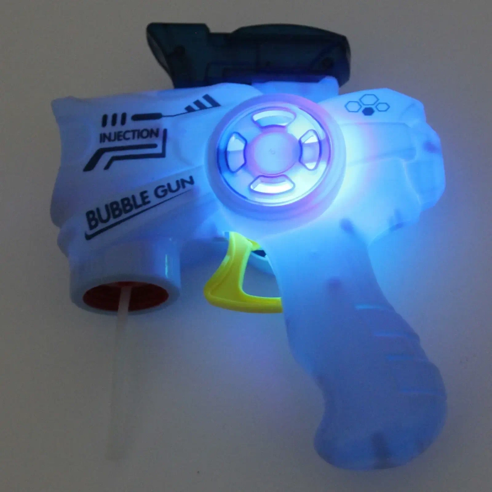 Мыльные пузыри «Космобластер» 17*15 см, 50 мл, механический генератор, с подсветкой, цвет микс