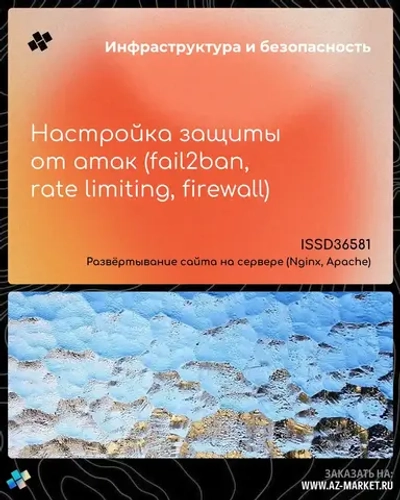 Настройка защиты от атак (fail2ban, rate limiting, firewall)