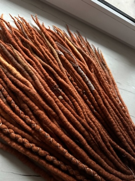 Фактурные войлочные дреды