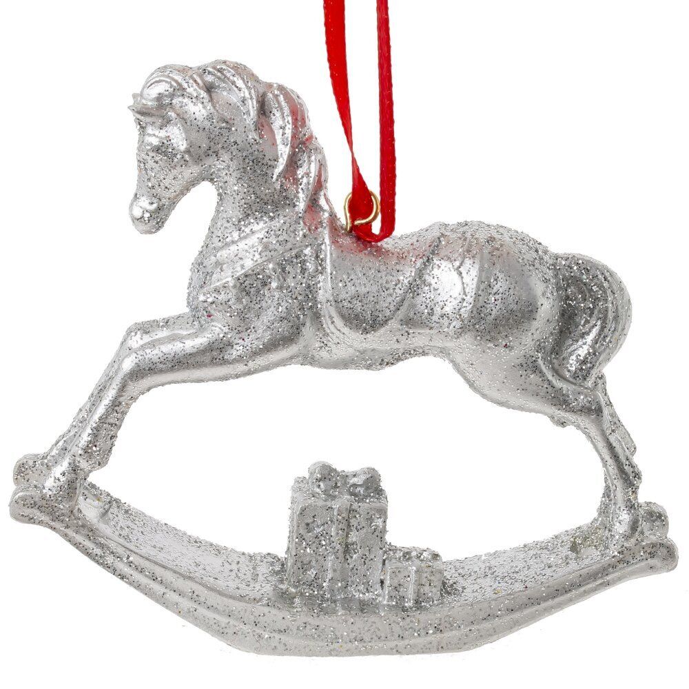 GAEM Фигурка декоративная подвесная "Лошадка-качалка", L10 W2,5 H8,5 см, 2в.
