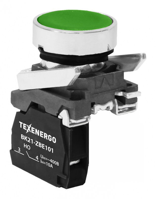 Выключатель кнопочный ВК21-ВА31 1з зеленый