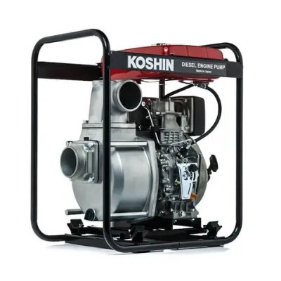 Koshin STY-100 D мотопомпа дизельная 6.7 л.с, 1250 л/мин, диаметр 100 мм, STY-100D