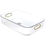 Контейнер для хранения «ЛАМИНГТОН», цвет прозрачный, 35*25*8см
