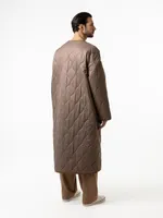 Куртка Dryg стежка длинная песочная