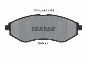 TEXTAR - 2397401-TET - Brake Pad Set, disc brake