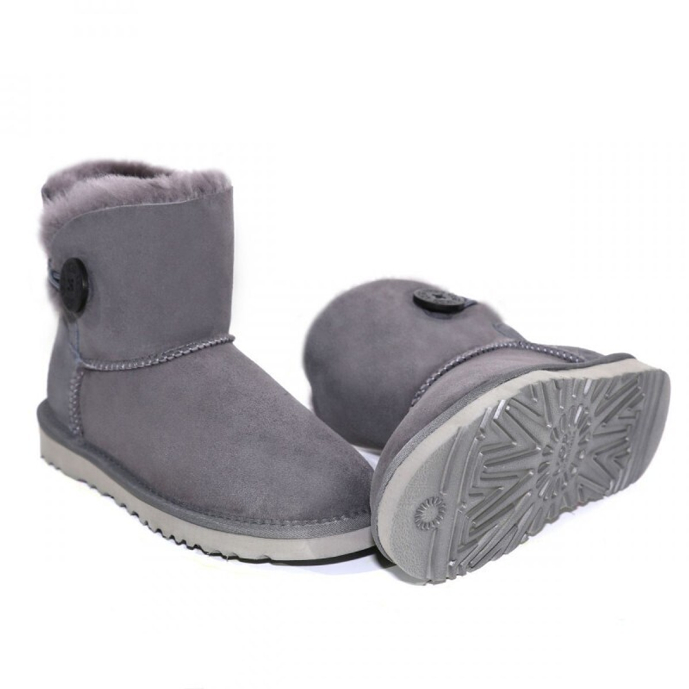 Угги Mini Bailey Button Grey