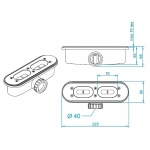 Душевая система RGW Shower Panels SP-6143-01 50140801-01 хром