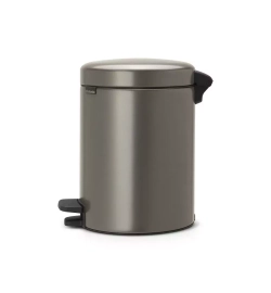 Brabantia - Платиновый мусорный контейнер NewIcon 5л. / артикул   112683  / GTIN 8710755112683