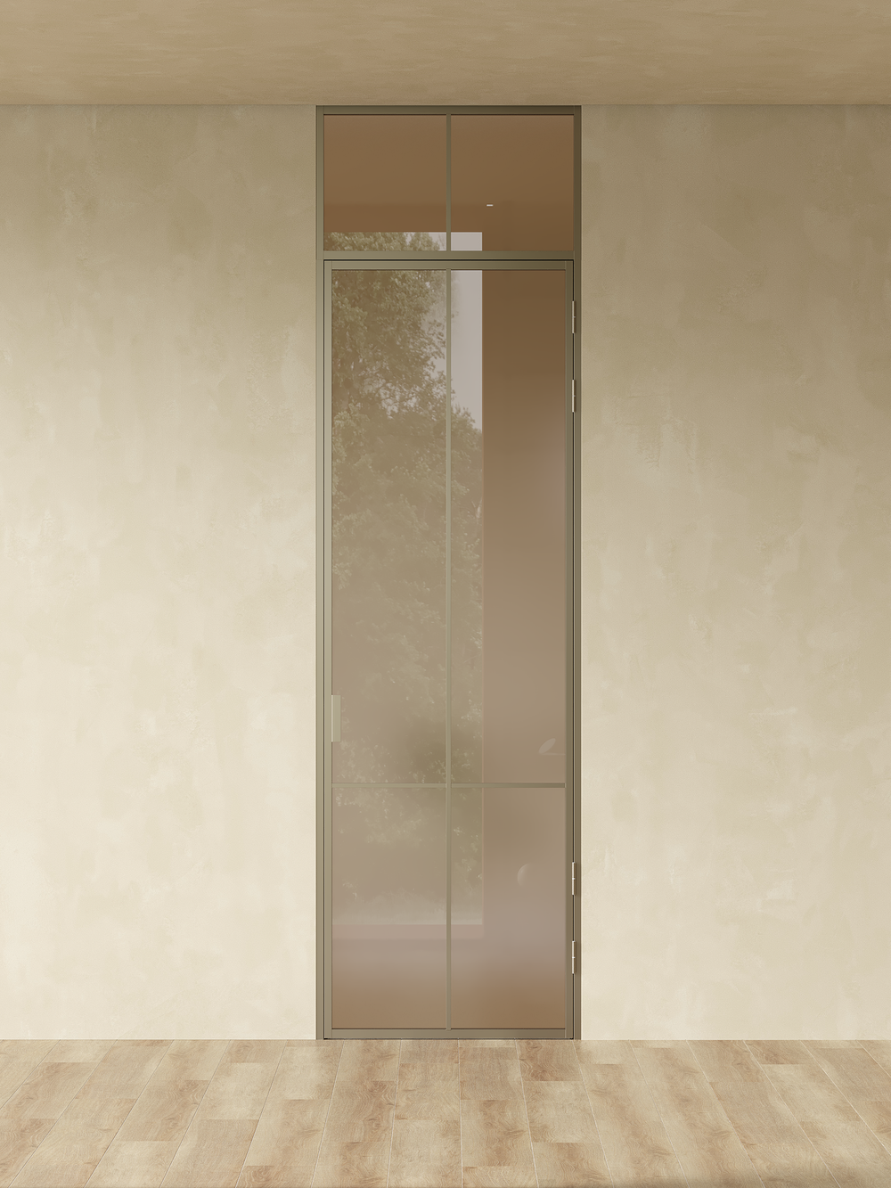 Распашная алюминиевая перегородка Minoli 2