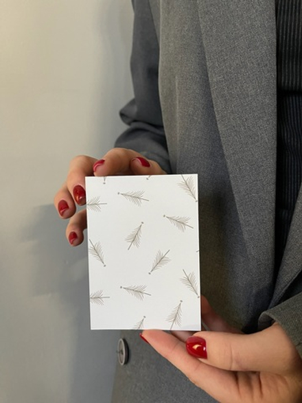 Открытка 7,5*10см - Елки