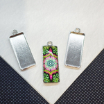 Основа для вставки, сталь, 10×25мм, для вклейки, для эпоксидки