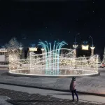 Светящийся фонтан "Волшебный"