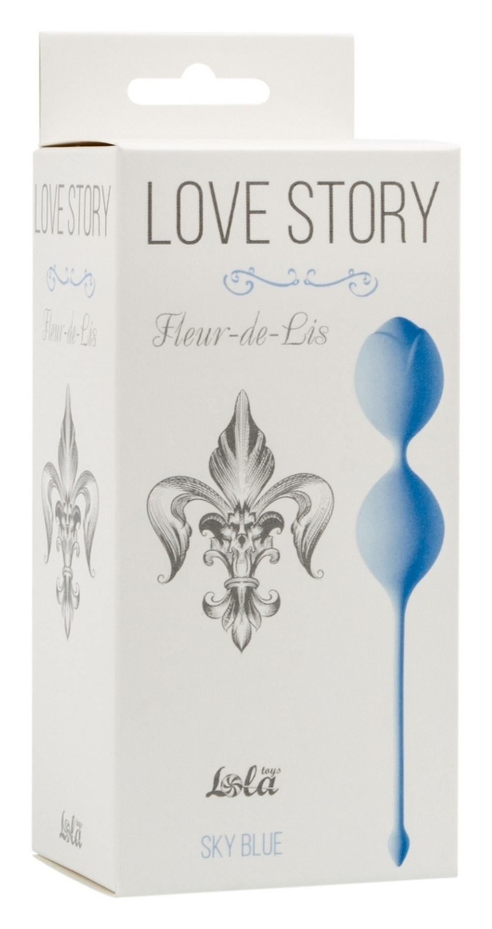 Вагинальные шарики Love Story Fleur-de-lis Sky Blue 3006-04Lola