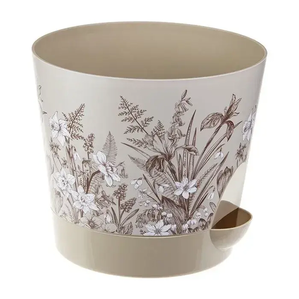 Кашпо НИКА ДЕКО D150мм 1,6л с прикорневым поливом нарциссы (комплект 24 шт)