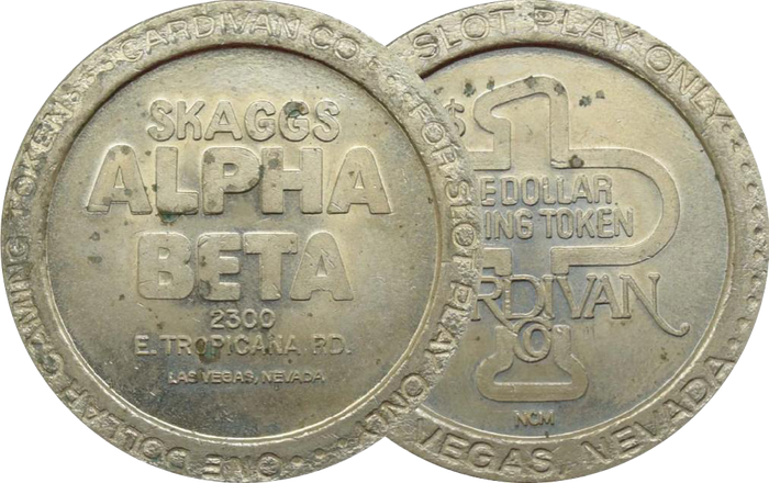 Skaggs Alpha Beta $1 Token