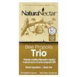 NaturaNectar, Bee Propolis Trio ™, 60 растительных капсул