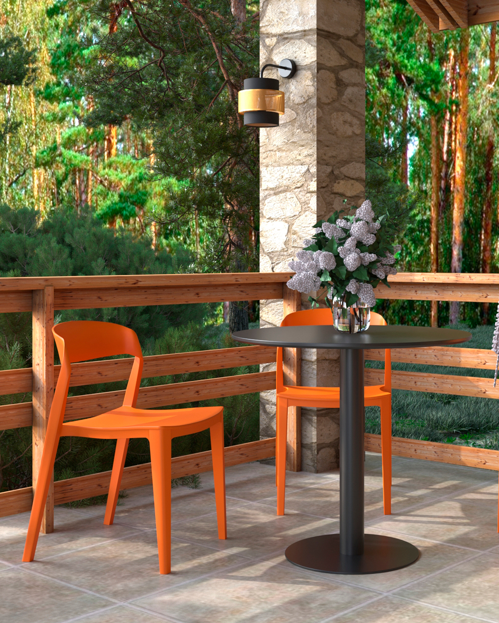 Стол обеденный Толедо D80 черный