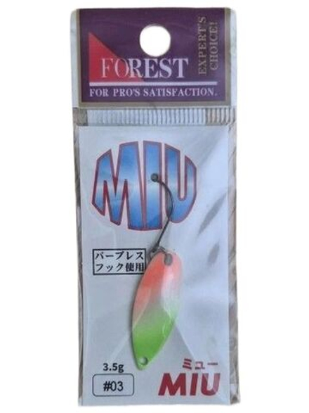 Блесна MIU Forest микроколебалка весом 3.5 #03