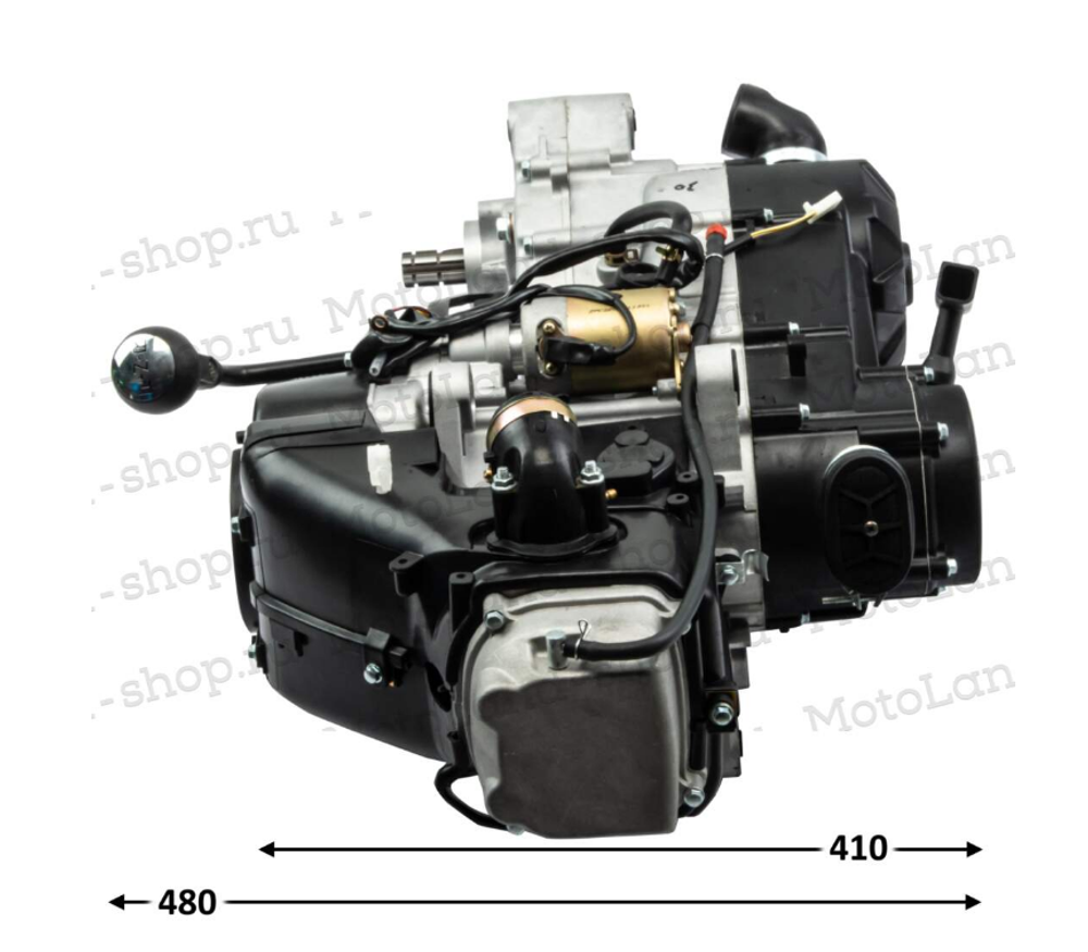 Двигатель 200 см3 163QMK с балансиром