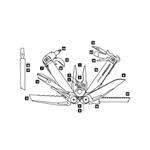 Мультитул Leatherman Surge -831333 21функций черный нeйлон.чехол molle карт.коробка