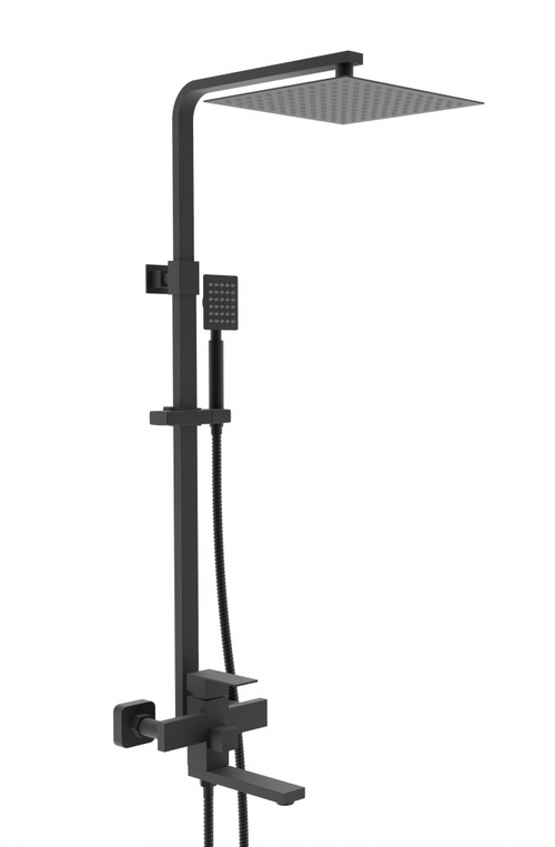 363562-C Душевая система квадрат (НЕРЖ,ЧЕРНЫЙ) ViEiR (4/1шт)