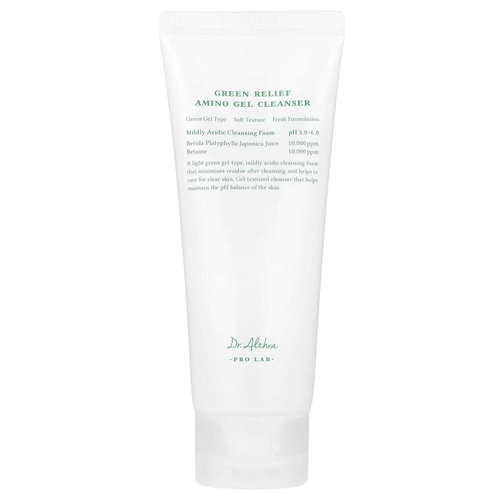 Dr. Althea, Green Relief, очищающее гель с аминокислотами, 100 мл (3,38 жидк. Унции)