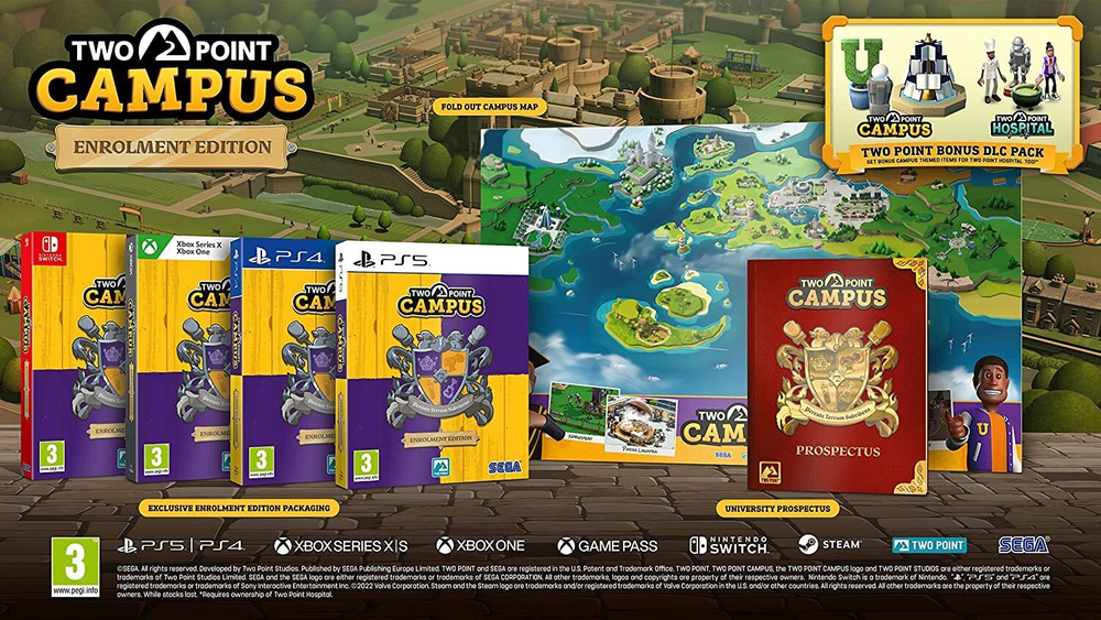 Игра Two Point Campus Enrolment Edition (Английская версия) для Nintendo Switch