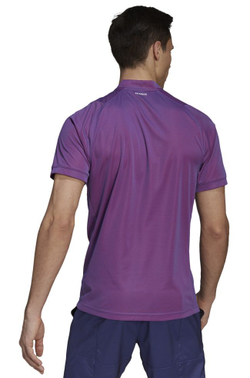 Мужское теннисное поло Adidas Freelift Polo Primeblue M - purple/white