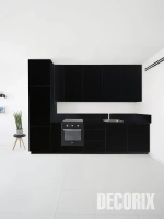Краска аэрозольная черная глянцевая акриловая DECORIX - эмаль в баллончике для любых поверхностей большой объем 780 мл