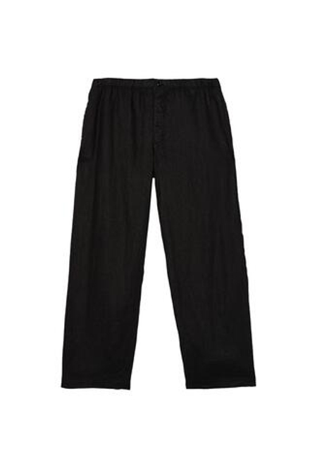 ZARA X BENITO ANTONIO БРЮКИ СВОБОДНОГО КРОЯ ИЗ 100% ЛЬНА, ЧЕРНЫЙ