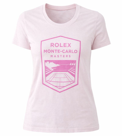 Женская теннисная футболка Monte-Carlo Rolex Masters Logo - quartz